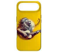 Custodia per iPhone Air Leone che suona la chitarra divertente musica rock chitarra le