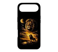 Custodia per iPhone Air Leone Savana Notte Luna Celeste Streak Fauna Selvatica