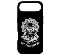Custodia per iPhone Air Let That Shit Go Funny Yoga Astronauta Mandala Meditazione