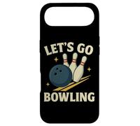 Custodia per iPhone Air Let's Go Bowling, divertente design sportivo retrò