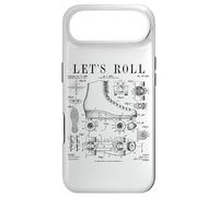 Custodia per iPhone Air Let's Roll Roller Derby Pattinaggio Skater Skate Brevetto Vintage