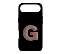 Custodia per iPhone Air Letter G Candy Rainbow Sprinkles Monogram Men, Women, Kids