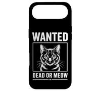 Custodia per iPhone Air Lettera a spina gatto Wanted Dead or Meow