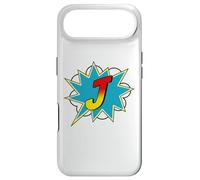 Custodia per iPhone Air Lettera J Supereroe Nome Comico Lettera Retro Costume
