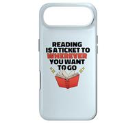 Custodia per iPhone Air LETTURA È UN BIGLIETTO PER DOVE VUOI ANDARE Reader Meme