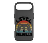 Custodia per iPhone Air Level Eight Unlocked 8th Birthday Tee Video Game 8 Year Old