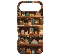 Custodia per iPhone Air Libreria invernale Accogliente Natale Vintage Biblioteca Bookish