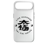 Custodia per iPhone Air Life Happens Tai Chi aiuta la calligrafia cinese Ying & Yang