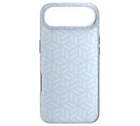 Custodia per iPhone Air Light Blue Cubes Geometric Optical Illusion Tranquil Pattern