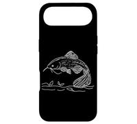 Custodia per iPhone Air Line Art Pesce Gatto Fantasma Ittiologo Pesce Gatto