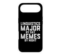 Custodia per iPhone Air Linguistica Major By Day Memes By Night Scienze del linguaggio