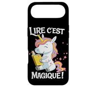 Custodia per iPhone Air Lire C Est Magique Licorne Lecture Enfants Francais