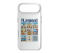 Custodia per iPhone Air Lisboa Lisbona Portogallo Vintage Viaggi Collage Luoghi di interesse della città
