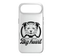 Custodia per iPhone Air Little Paws, Big Heart Happy Yorkshire Terrier amante dei cani