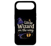 Custodia per iPhone Air Little Wizard On The Way - Annuncio di gravidanza per Halloween