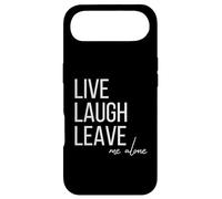 Custodia per iPhone Air Live Laugh Leave me alone divertente sarcastico citazione