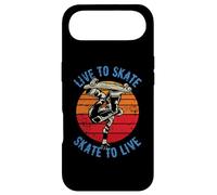 Custodia per iPhone Air Live to Skate Skate to Live Skateboard Design invecchiato