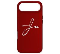 Custodia per iPhone Air Logo firmato scritto a mano con colore bianco