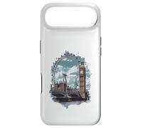 Custodia per iPhone Air Londra, orizzonte, big-ben, ruota panoramica, paesaggio urbano, arte
