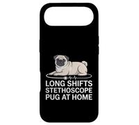 Custodia per iPhone Air Long Shifts Stetoscopio Pug A Casa
