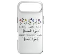 Custodia per iPhone Air Look Back and Thank God Look Forward & Trust God Bible Verse
