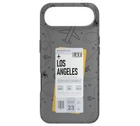 Custodia per iPhone Air LOS ANGELES LAX Boarding Pass Air Flight Ticket City Plane