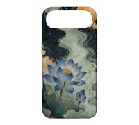 Custodia per iPhone Air Loto blu sotto un cielo pieno di stelle