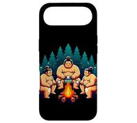 Custodia per iPhone Air Lottatori di sumo arrosto Marshmallow intorno a un falò