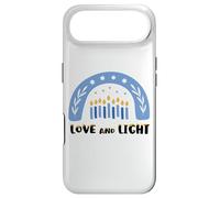 Custodia per iPhone Air Love and Light Rainbow Hanukkah Camicia Ebraica Chanukah