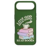 Custodia per iPhone Air Love God Drink Coffee Read Books Lovers Retro Christian