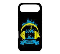 Custodia per iPhone Air Love Music Cuffie Retro Sound Wave Graphic