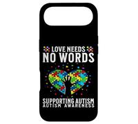 Custodia per iPhone Air Love Needs No Words Autism Awareness Support Gifts Parents