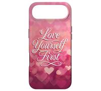 Custodia per iPhone Air Love Yourself First Self Love Pink Heart