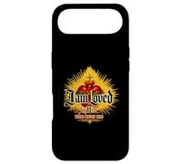 Custodia per iPhone Air Loved by Him Religious Christian citazione cuore Gesù Amore
