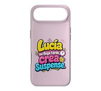 Custodia per iPhone Air Lucía no llega tarde, crea suspense humor frase divertida