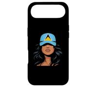 Custodia per iPhone Air Lucian Girl Santa Lucia Bandiera Orgoglioso St Lucian Donne