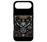 Custodia per iPhone Air Luna Moth Moon Phases Witchy Dark Academia Aesthetic