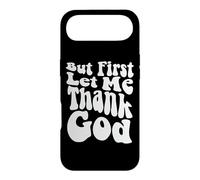 Custodia per iPhone Air Ma prima lasciami ringraziare Dio, Groovy Cool Christian, Christian