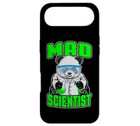 Custodia per iPhone Air Mad Scientist Panda Bear, divertente animale, fanatico della scienza STEM