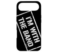 Custodia per iPhone Air Maglietta con scritta "I'm with the band" - Rock Concert Shirt - Music Band