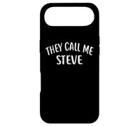 Custodia per iPhone Air Maglietta con scritta "They Call Me Steve First Name