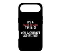 Custodia per iPhone Air Maglietta da città con scritta in inglese "It's a Saint Joseph Thing"