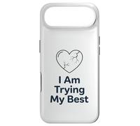 Custodia per iPhone Air Maglietta "I Am Trying My Best" | Supporto per la salute mentale positivo