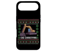 Custodia per iPhone Air Maglione natalizio I Dig Christmas Excavator Ugly