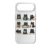 Custodia per iPhone Air Mahjong Graphic Black Cats Giocando Mahjong Game Lovers