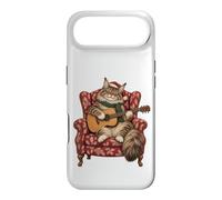 Custodia per iPhone Air Maine Coon - Chitarra acustica con gatto, canti natalizi