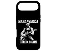 Custodia per iPhone Air Make America Shred Again Presidente Lincoln Suonando la Chitarra