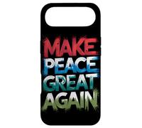 Custodia per iPhone Air Make Peace Again Grande Lettere Gringe Lettere contro la Guerra