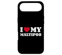 Custodia per iPhone Air Maltipoos Maltese Poodle Mix Dog Heart I Love My Maltipoo