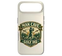 Custodia per iPhone Air Man Cave Golf Headquarters Vintage Retro Regalo per golfisti